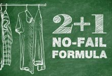 chalkboard with 2+1 formula